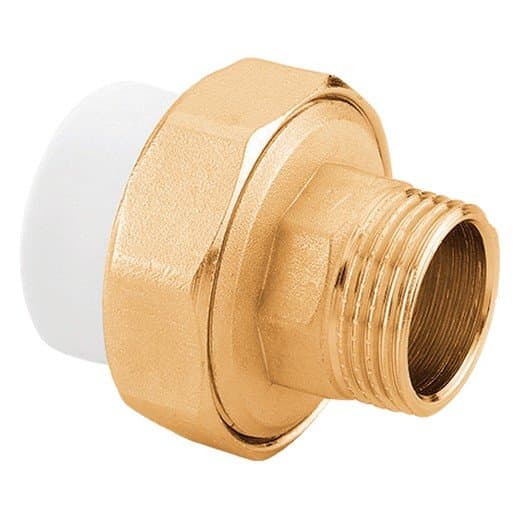 Formül PP-R Oynar Başlı Erkek Rakor 25 x 3/4"