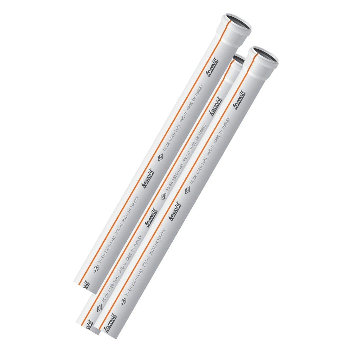 Formül PVC Atık Su Borusu Dublex Ø50 x 100 cm