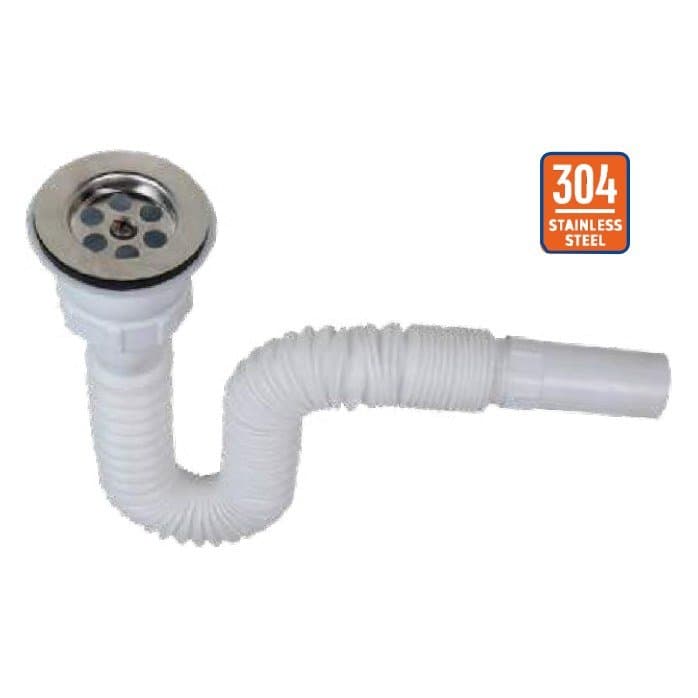 Luxpar Rekorlu Lüx Körüklü Sifon Kısa 70 mm Ø50