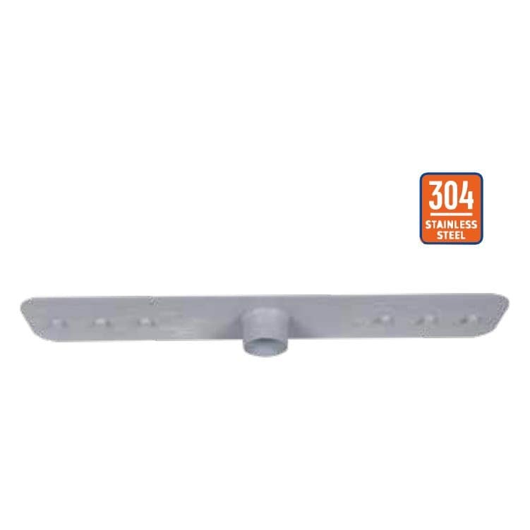 Luxpar Linear Duş Süzgeci 40 cm Alttan Çıkışlı Ø50
