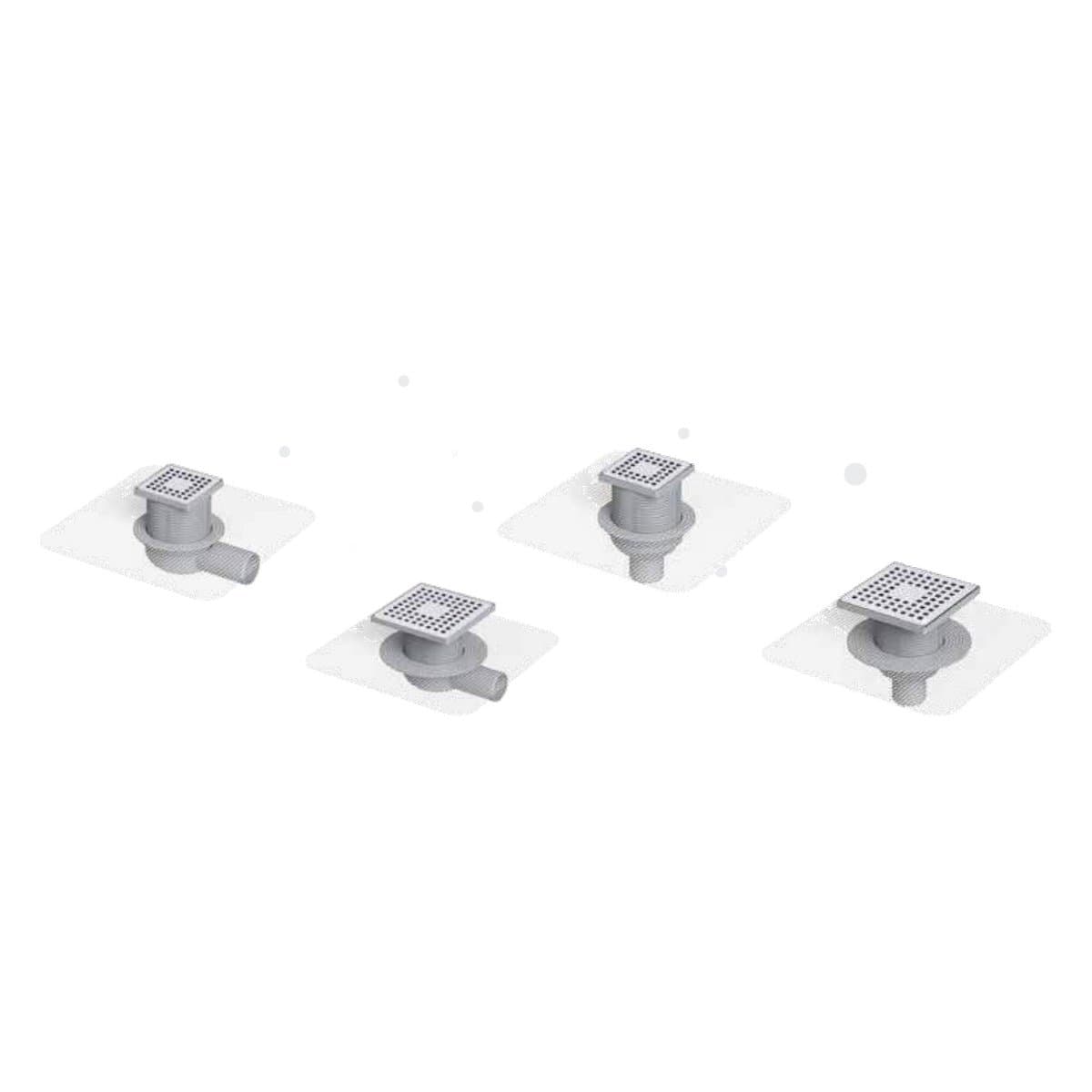 Luxpar Yer Süzgeci 15x15 Yükseklik Ayarlı Yandan